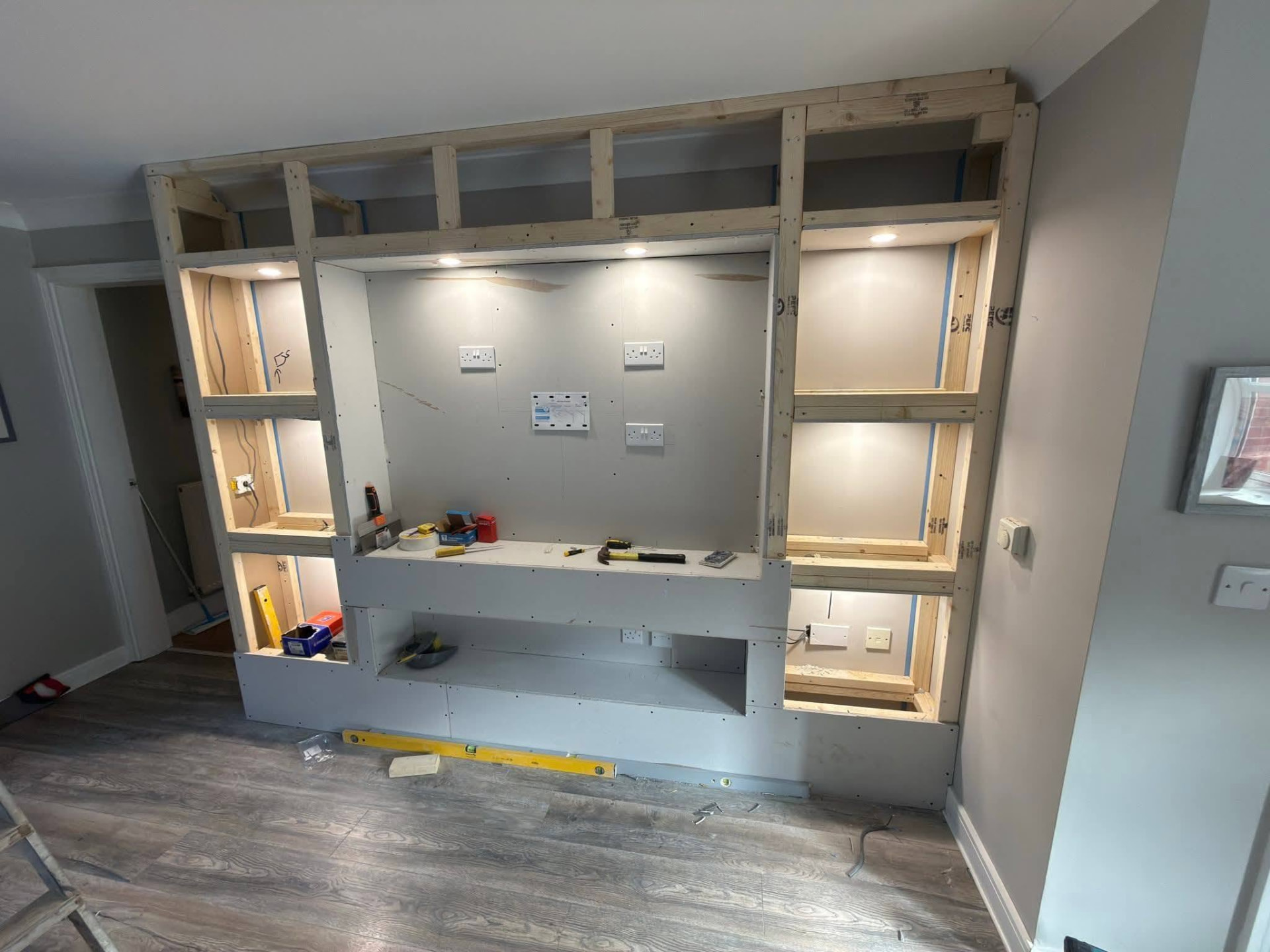 Stud Work & Plastering