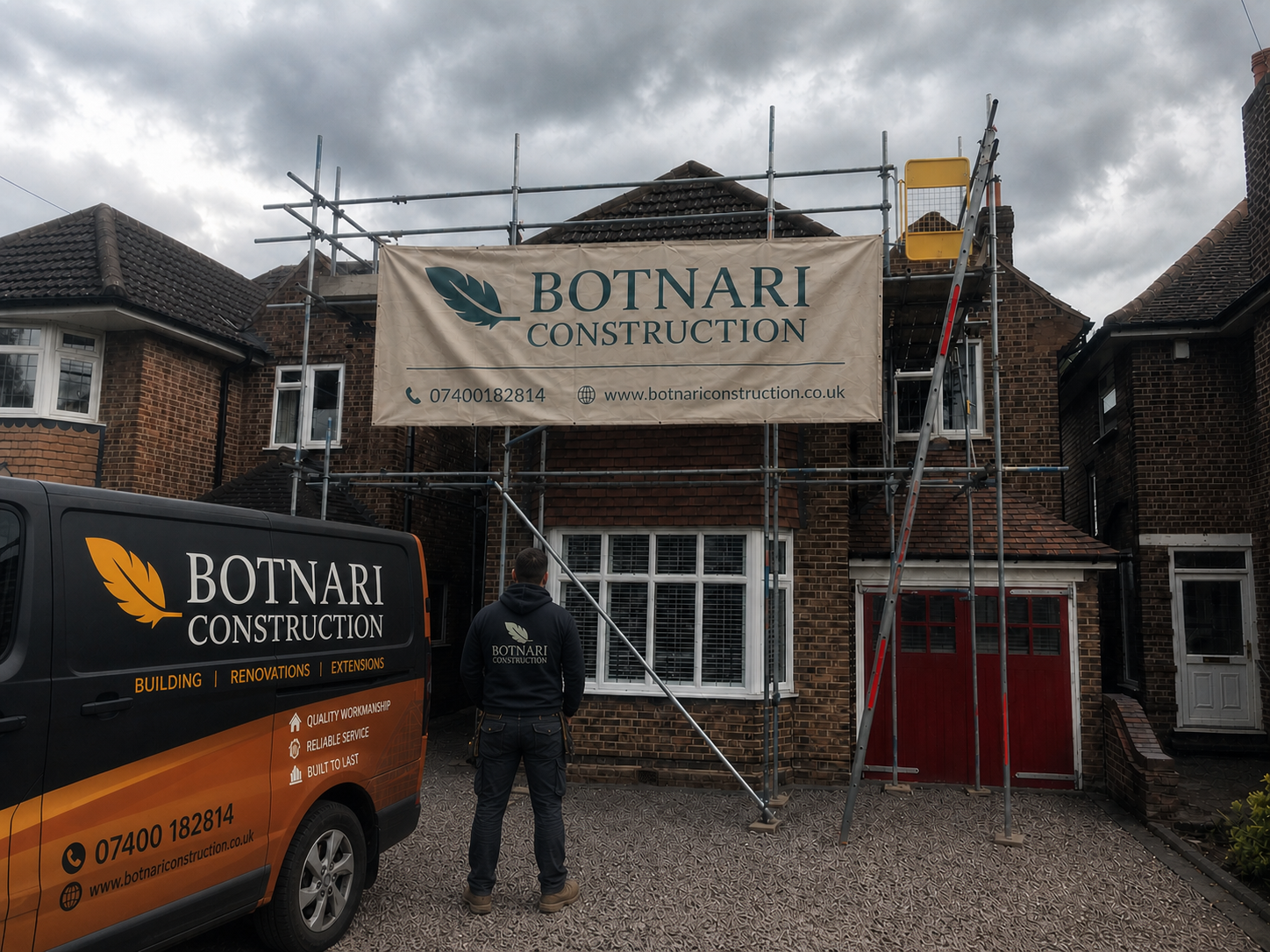Botnari Construction team on a London building site